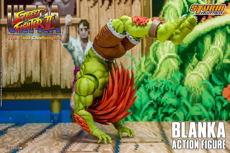 Ultra Street Fighter II Blanka Action Figure | Bombusbee