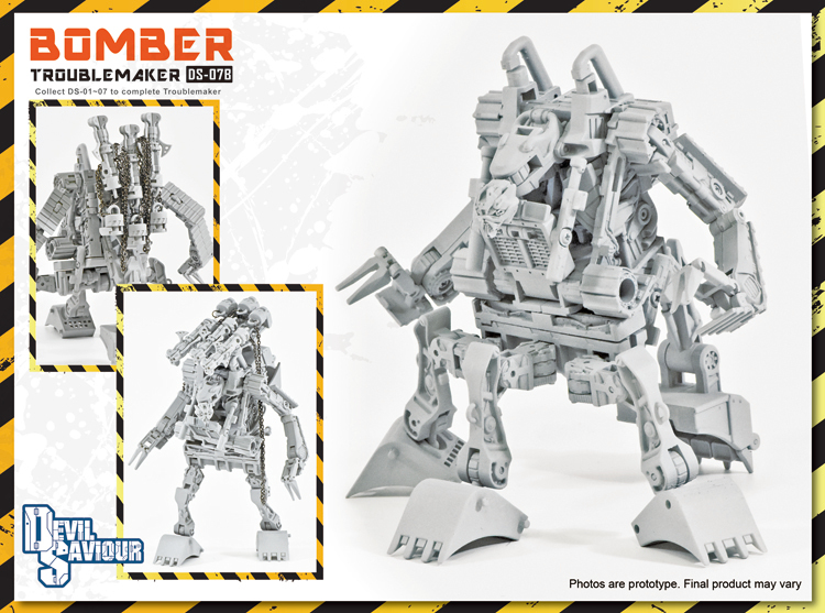 Devil Saviour DS-07A Paranoider +DS-07B Bomber Toublemaker 8