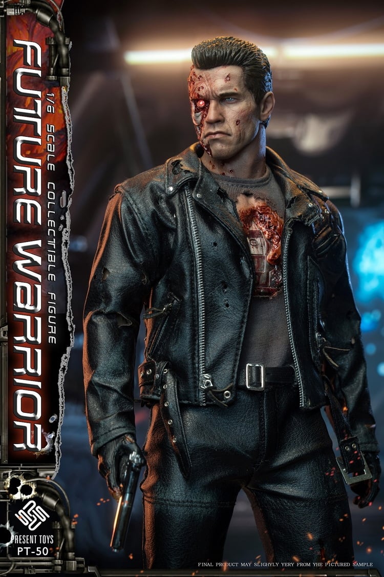 Present Toys 1/6 PT-sp51 Future Warrior T800 Deluxe Version
